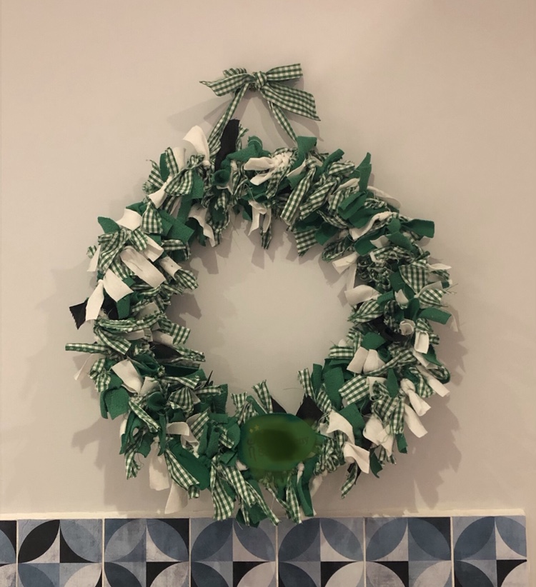 Fabric wreath